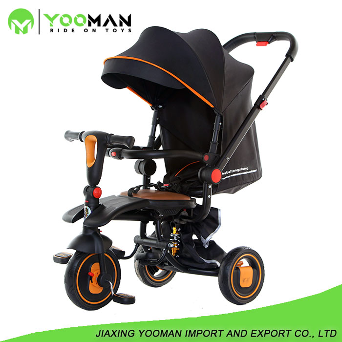YJW7567 4 in 1 Child Tricycle